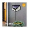 lâmpada solar 100led