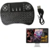 teclado sem fios com painel