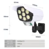 foco led solar com controlo
