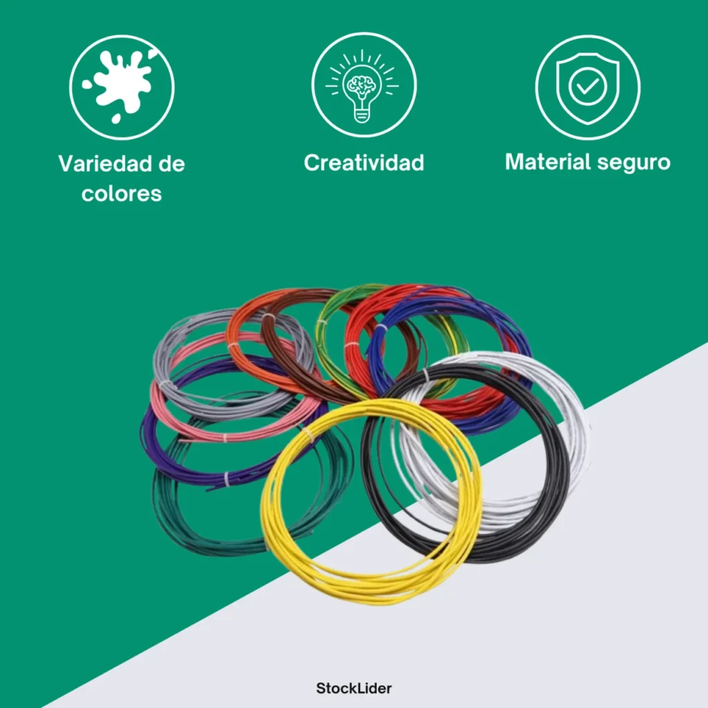 recambio de filamento para caneta 3d