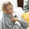 batamanta sweatshirt oversized com forro polar...