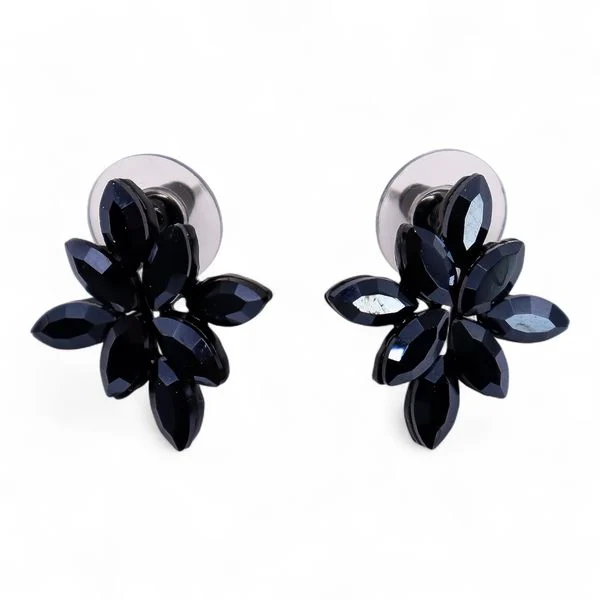 brincos-de-flores-em-vidro-vintage-preto