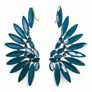 verde-teal-vidro-vintage-brincos-2